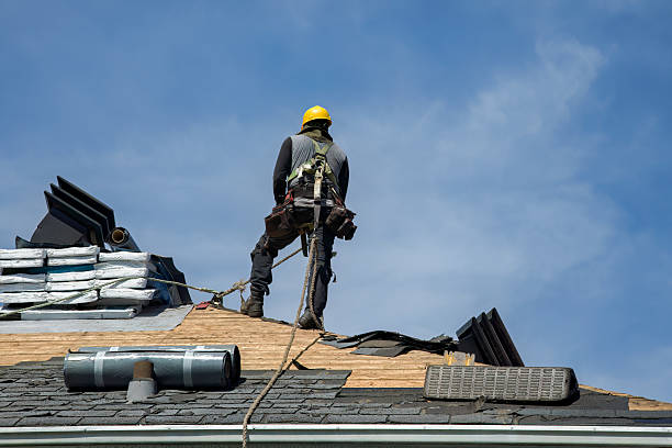 Professional Roof Replacement technician working in North Haven, CT